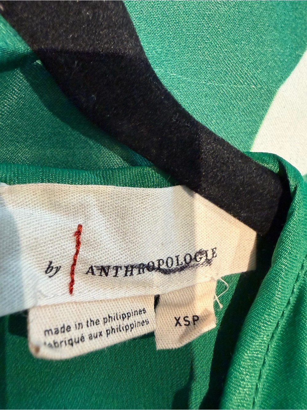 Anthropologie Green Wide-Leg Jumpsuit with White Floral Print - Picture 5 of 12